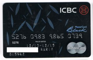 ICBC Master Card Black