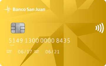 Banco San Juan Tarjeta De Credito Gold