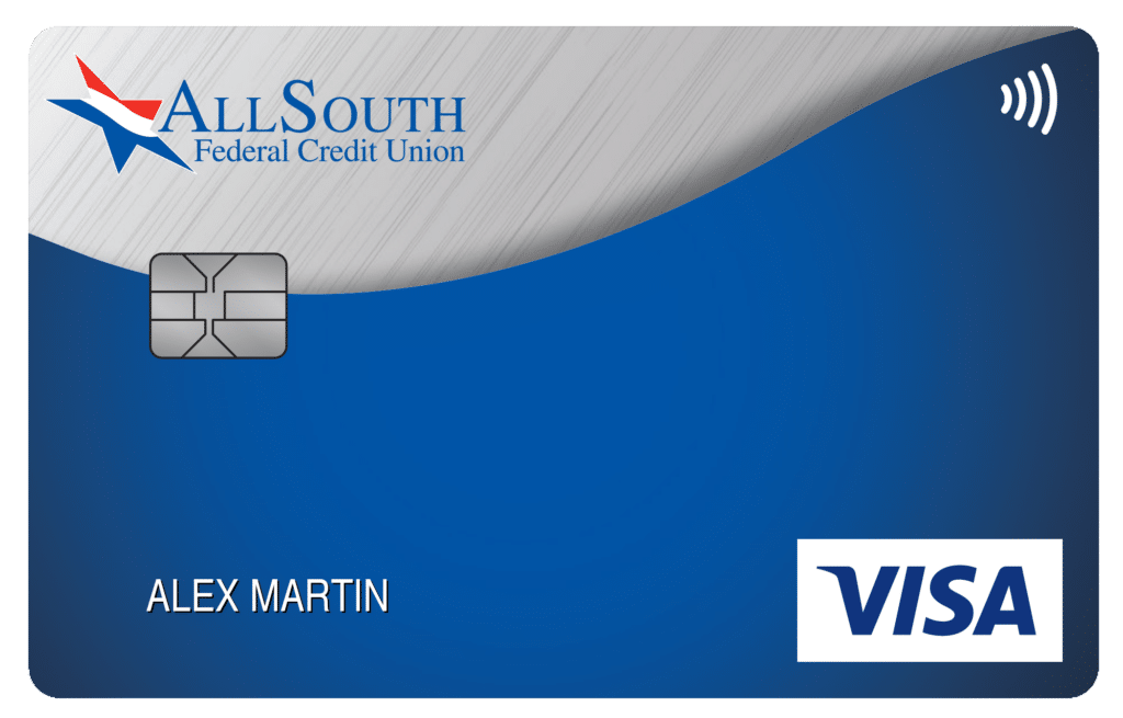 Tarjeta de Crédito AllSouth Federal Credit Union Visa Platinum